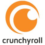 Orange spheres with black Crunchyroll text against white bg